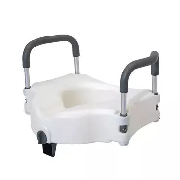 Alzador de wc con apoya Brazo de aluminio y goma de poliuretano